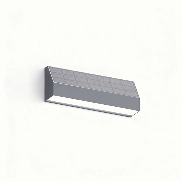 Solar Wall Light with Auto On/Off - Waterproof Design for Gardens & Pathways