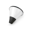 Milky white cover solar post top light