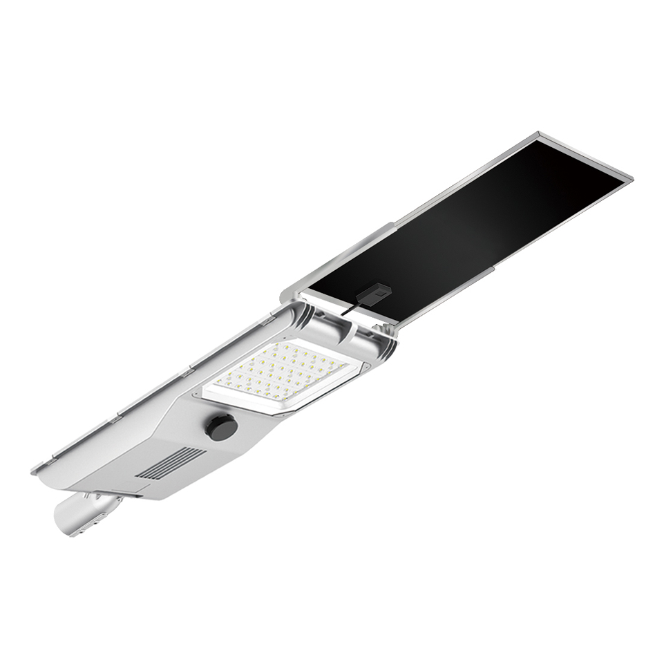 Sleek and Sustainable Solar Street Light Design
