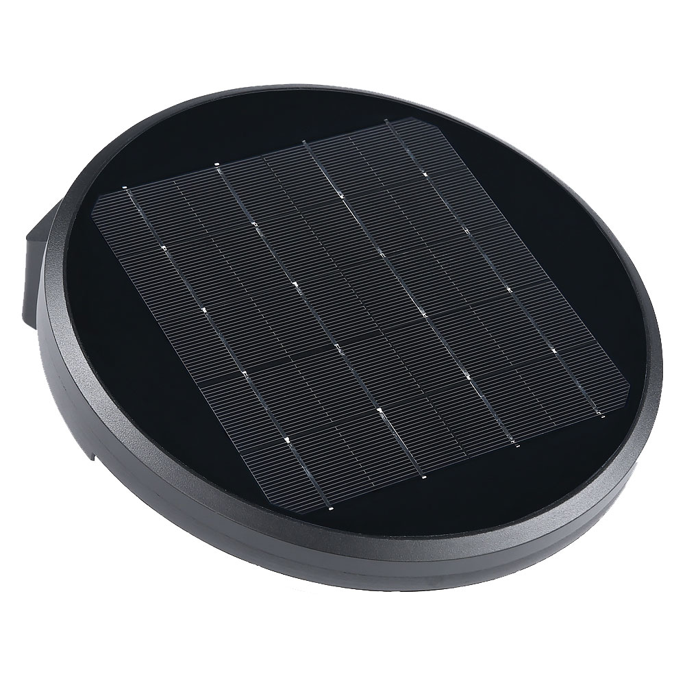 High end finshed solar wall light