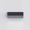 Minimalist LED Wall Sconce with Integrated Solar Panel